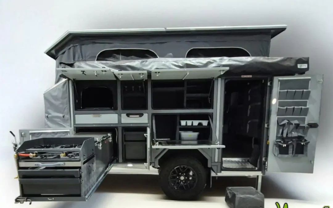 Mbada 4 Max: An Off Road Caravan with Two Sleeping Arrangements