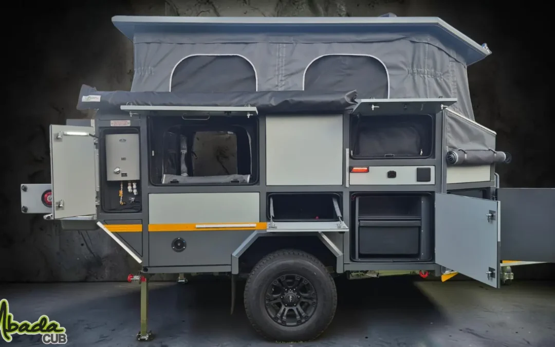 Mbada Cub: Compact Off Road Caravan Living with a Fixed Bed