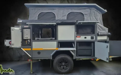 Mbada Cub: Compact Off Road Caravan Living with a Fixed Bed